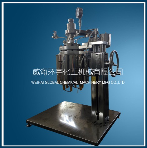 上海10L不銹鋼手動升降反應釜